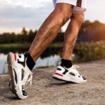 Hardloper op pad met focus op beenspieren trainen